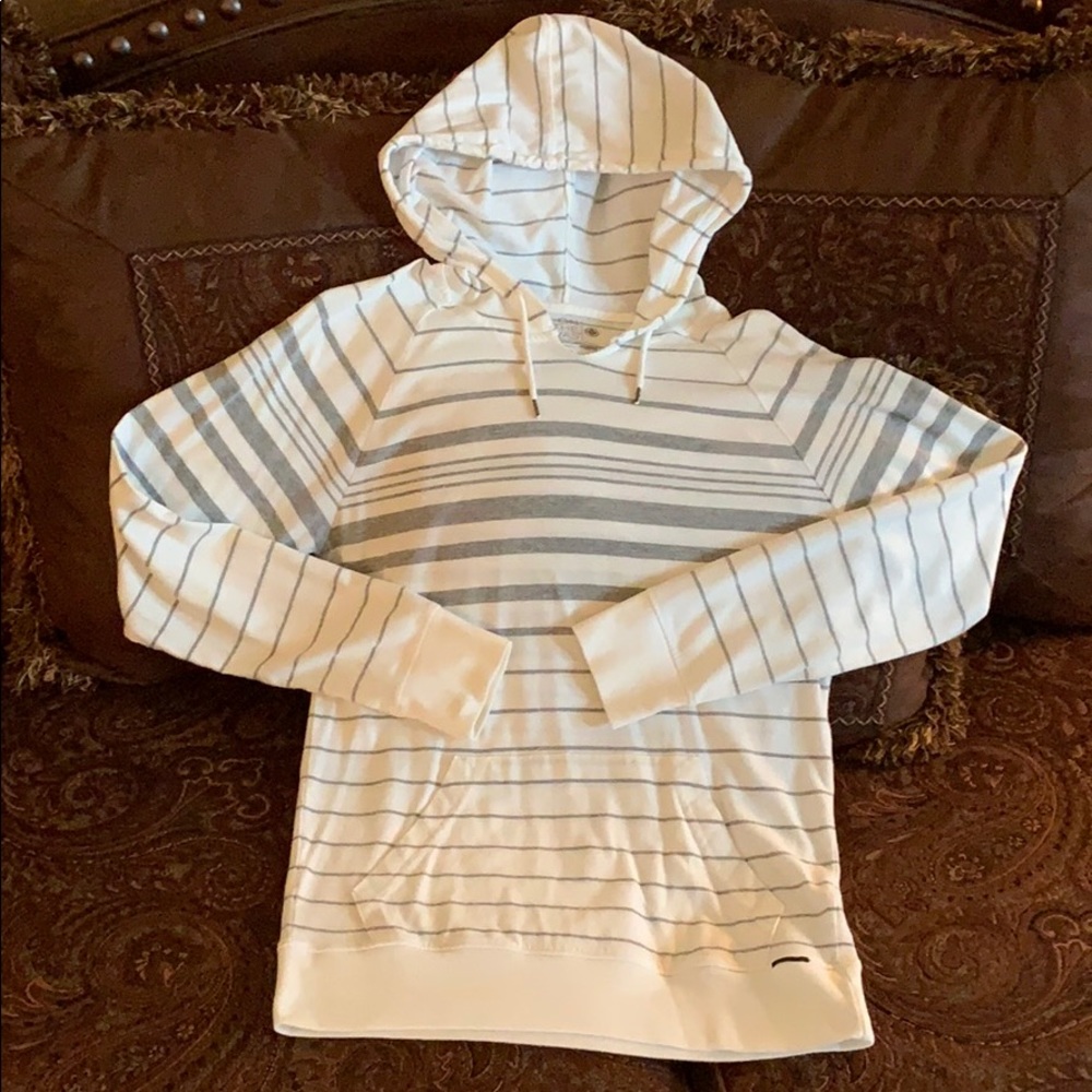 Men’s small sweatshirt. Gray and off white